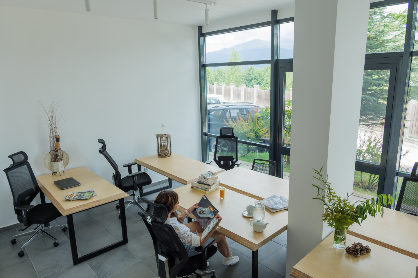 Private office in coworking space